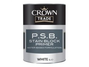 CROWN P.S.B. STAIN BLOCK PRIMER 5ltr